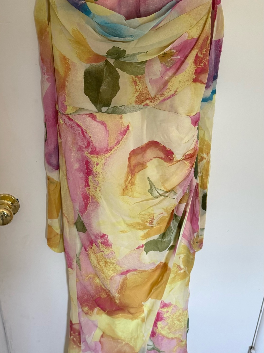 Baltic Born Floral Maxi Dress in Yellow, Pink, Green